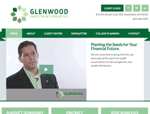 Tablet Screenshot of glenwoodinvestment.com